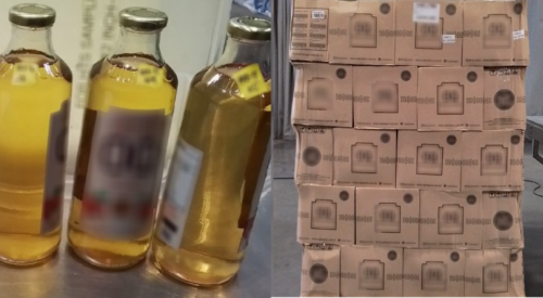 Over 1,200 litres of liquid meth headed for Australia was seized in BC