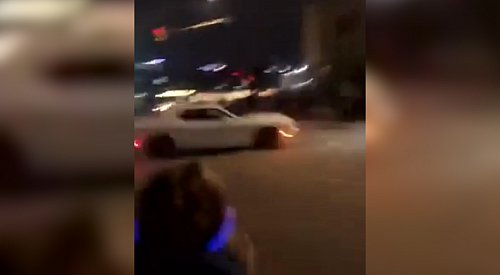 VIDEO: Kelowna car meet comes to a crashing end