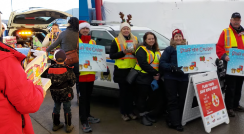 Kamloops RCMP's annual Stuff the Cruiser event is happening today